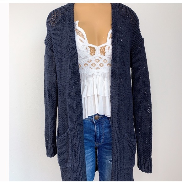 Free People Loose Knit Cardigan - Picture 14 of 14